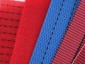 Antistatic Synthetic Mesh Belts | Conductive Conveyor Belts | Antistatic Process Belts for Wood Fiber boards and Nonwovens